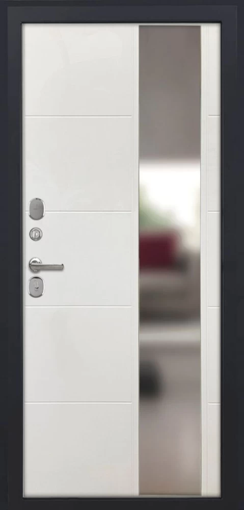 Входная дверь ДвериПРО Аура ФЛЗ-649 капучино (зеркало) DPRO196795 внутренняя сторона