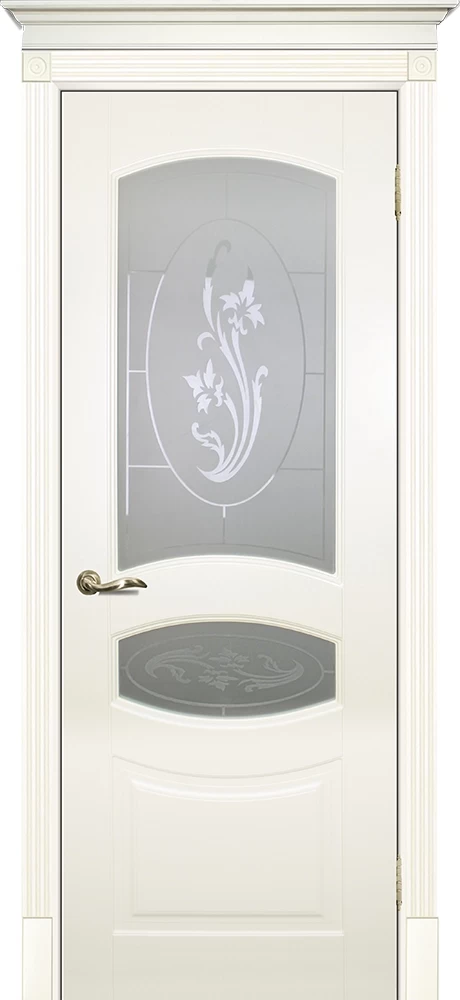 Фото Межкомнатная дверь Смальта 02 Слоновая кость ral 1013 
