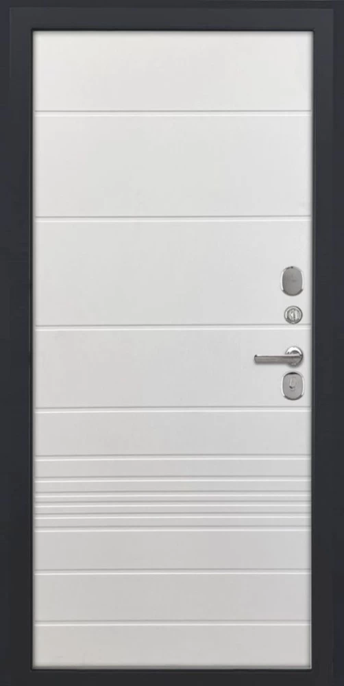 Входная дверь ДвериПРО Модель L-46 ФЛ-700 (10мм, ясень белый) DPRO196541 внутренняя сторона