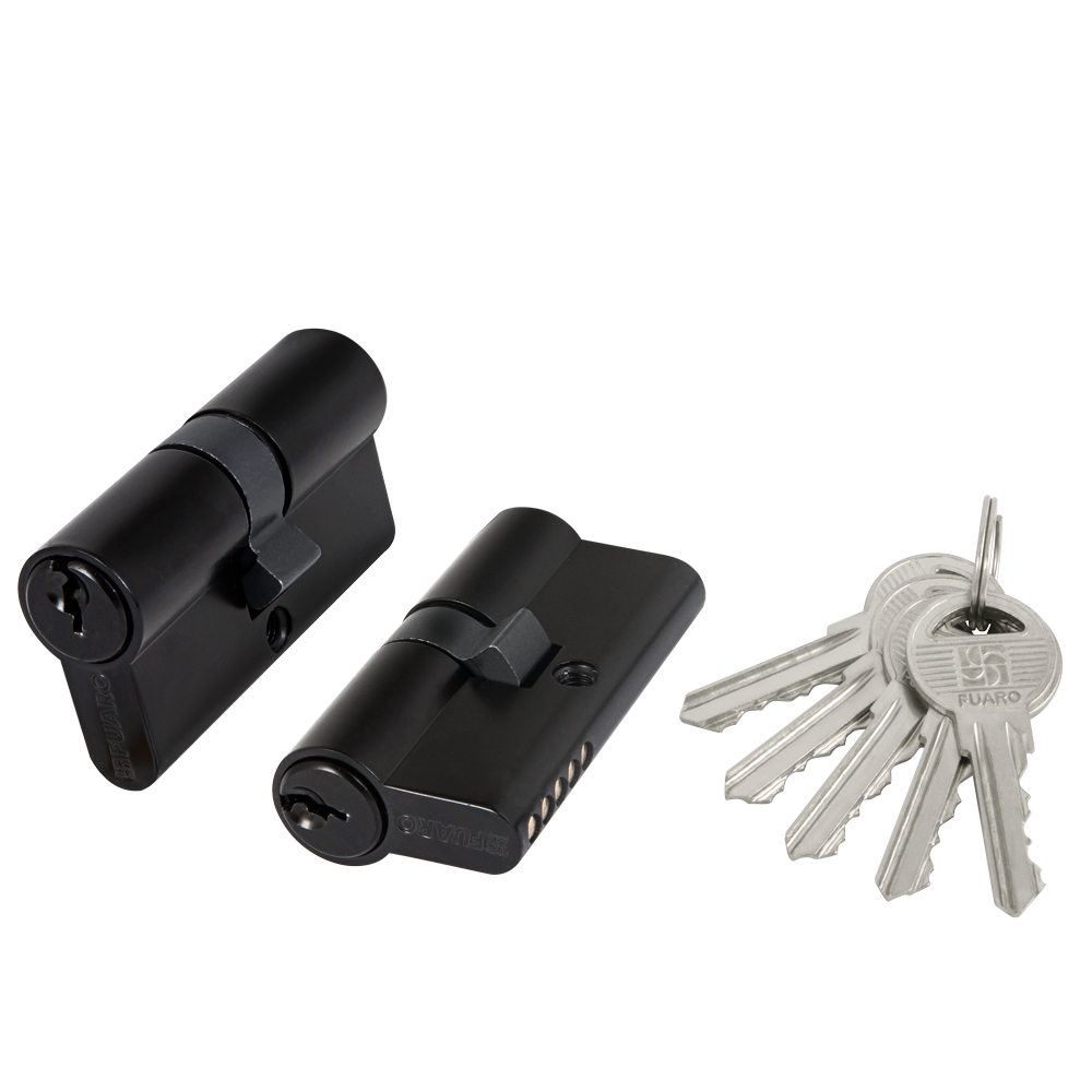 Фото Цилиндровый механизм (100 ZA/70) 1000ZAKey70(30+10+30) BL черный 5Key