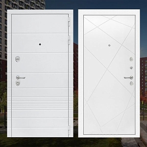 Белые входные двери в новостройках ПИК Белые входные двери в новостройках ПИК